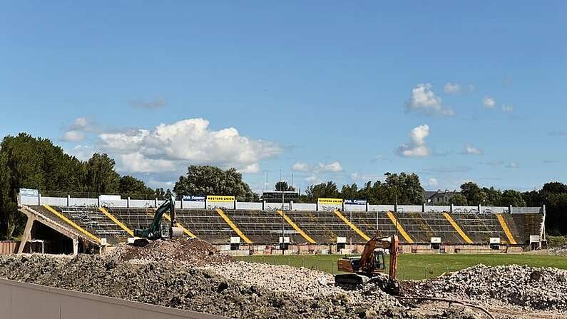 30 July 2015; Views of the ongoing Pairc Ui Chaoimh stadium Redevelopment. Ballintemple, Co. Cork. Picture credit: Matt Browne / SPORTSFILE