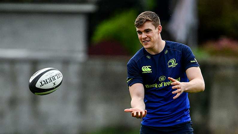 20 November 2017; Garry Ringrose during Leinster rugby squad training at Leinster Rugby Headquarters in Dublin. Photo by Ramsey Cardy/Sportsfile