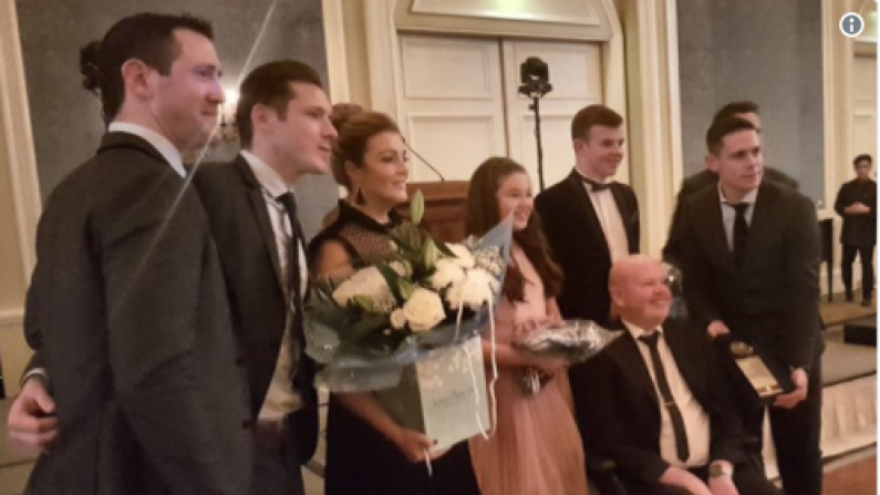 Dubs Add Touch Of Class To Medal Ceremony With Presentation To Anto Finnegan
