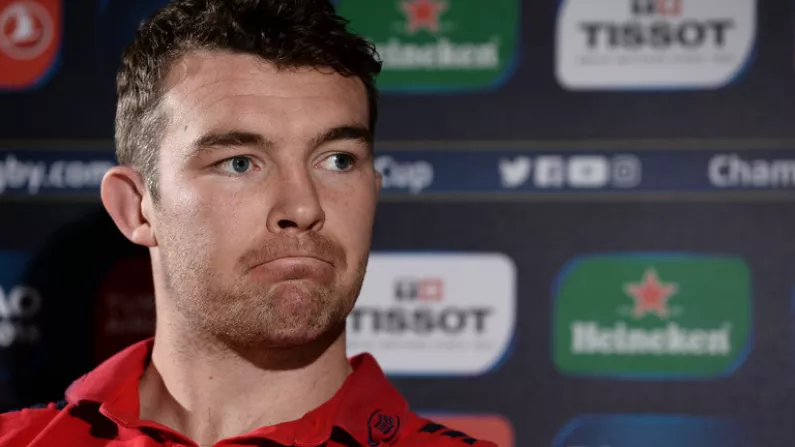 We'll Know By January "One Way Or The Other" If Peter O'Mahony Is Leaving Munster