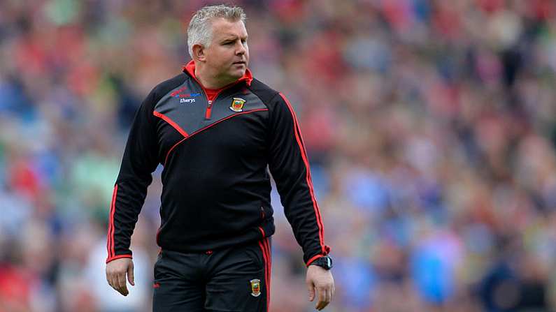 17 September 2017; Mayo manager Stephen Rochford before the GAA Football All-Ireland Senior Championship Final match between Dublin and Mayo at Croke Park in Dublin. Photo by Piaras O Midheach/Sportsfile