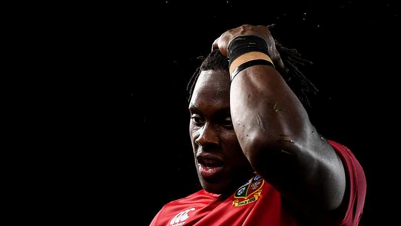 8 July 2017; Maro Itoje of the British & Irish Lions following the Third Test match between New Zealand All Blacks and the British & Irish Lions at Eden Park in Auckland, New Zealand. Photo by Stephen McCarthy/Sportsfile