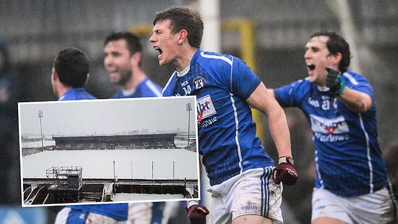 Snow-Covered O'Moore Park Forces Postponement Of Leinster Football Final