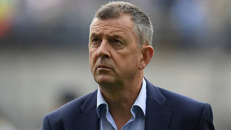 28 August 2016; John Costello, Chief Executive, Dublin County Board, before the GAA Football All-Ireland Senior Championship Semi-Final game between Dublin and Kerry at Croke Park in Dublin. Photo by Brendan Moran/Sportsfile