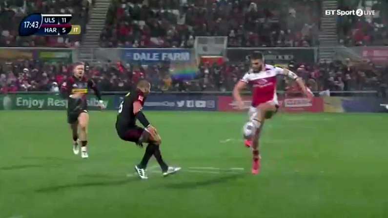 Watch: Stuart McCloskey Shows Great Improvisation For Ulster Try