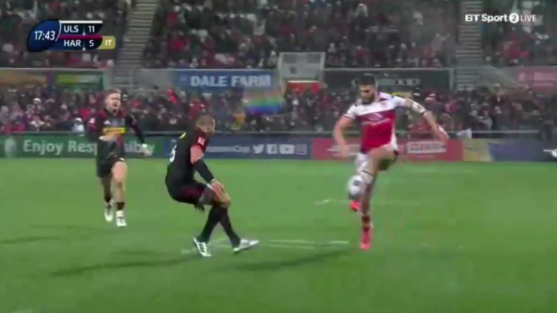 Watch: Stuart McCloskey Shows Great Improvisation For Ulster Try