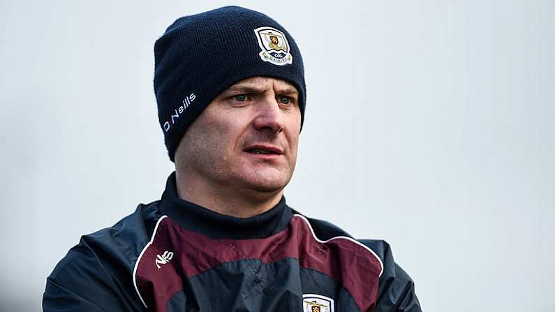 12 March 2017; Galway manager Micheal Donoghue during the Allianz Hurling League Division 1B Round 4 match between Kerry and Galway at Austin Stack Park in Tralee, Co. Kerry. Photo by Diarmuid Greene/Sportsfile