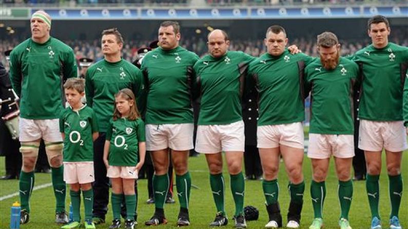 Cian Healy's Victorious Irish Team Selfie