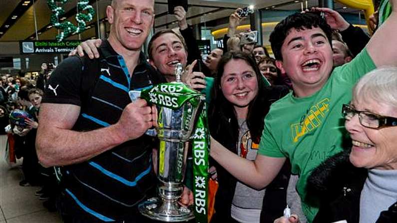 Photos: The Victorious Ireland Team Land In Dublin Airport