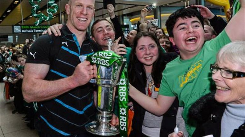 Photos: The Victorious Ireland Team Land In Dublin Airport