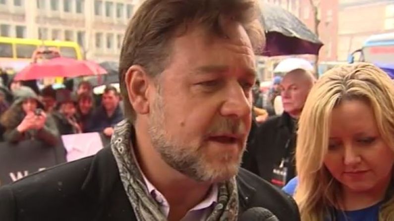 Meanwhile ... Russell Crowe Was Full Of Praise For Brian O'Driscoll