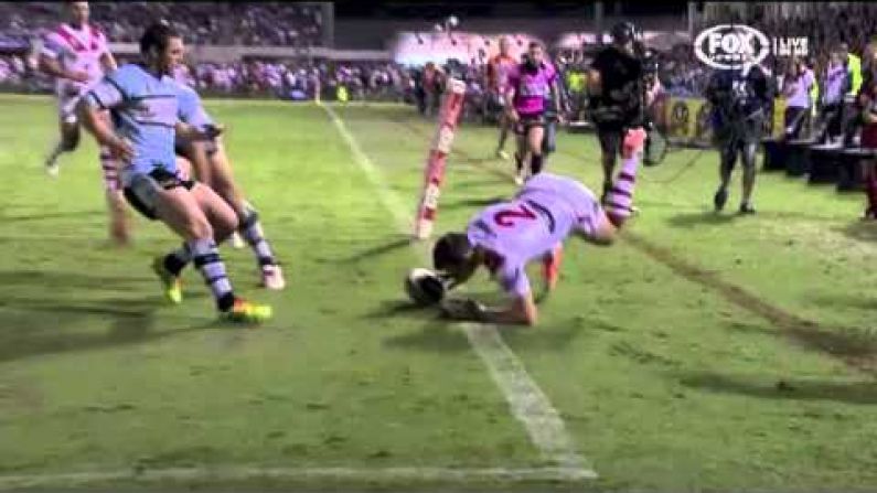 Video: You Simply Have To Watch This Freakish Rugby League Try