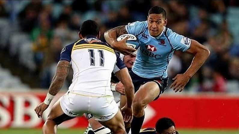 Video: Israel Folau Scores Brilliant Individual Try