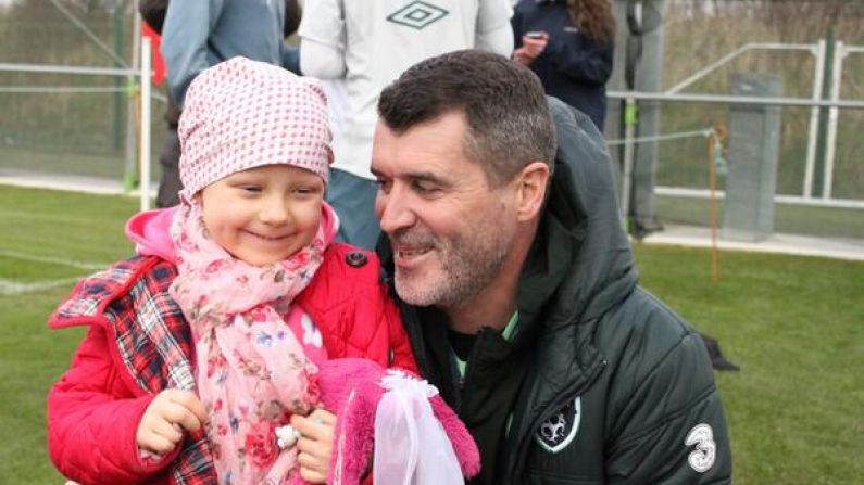 Heartwarming Photos Of 4-Year-Old Irish Girl Meeting Roy Keane And Other Sports Stars