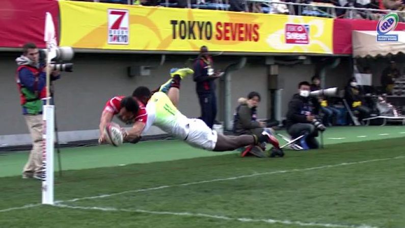 Video: Fantastic Superman Rugby Sevens Try