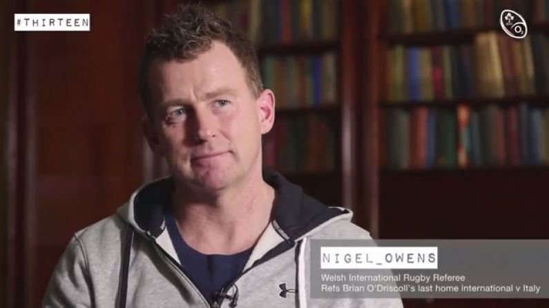 Man In The Middle – Nigel Owens Chats About A Career Refereeing BOD