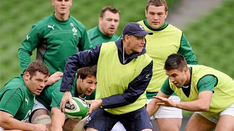 Great Picture Of Joe Schmidt Playing Against France In The 80s