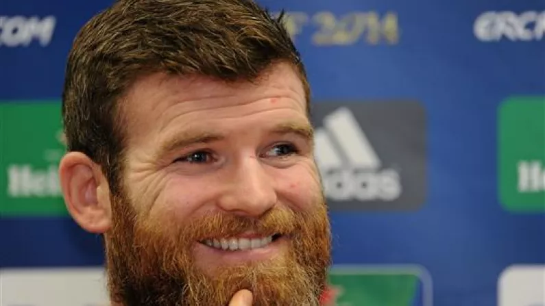 Gordon D'Arcy Discusses The Reasoning Behind His Beard