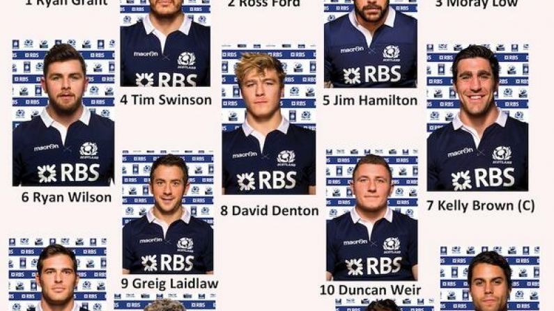 And So The Scottish Team To Face Ireland Has Been Announced