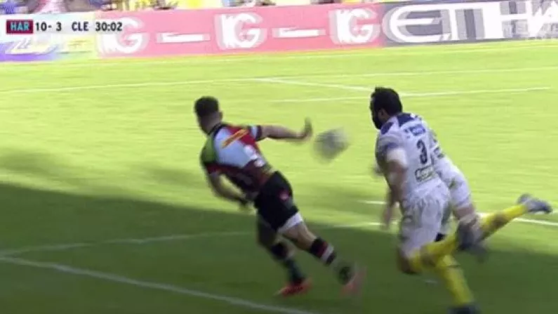 GIF: Sensational Pass From Danny Care For Harlequins' Try