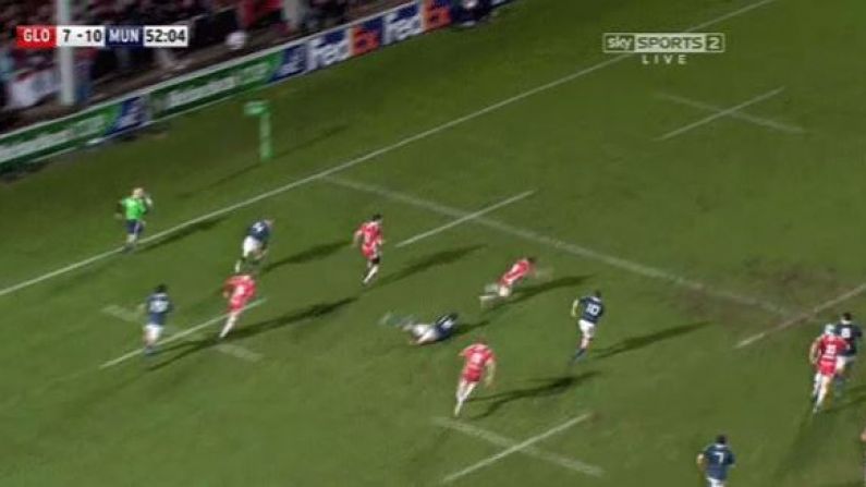 GIF: Great Tap-Tackle From Munster's James Downey