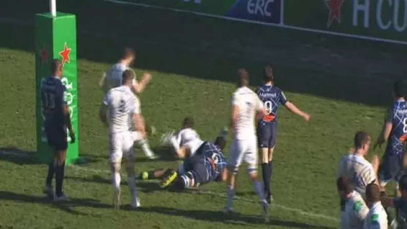 GIFs: Jimmy Gopperth's Two First Half Tries For Leinster Vs Castres