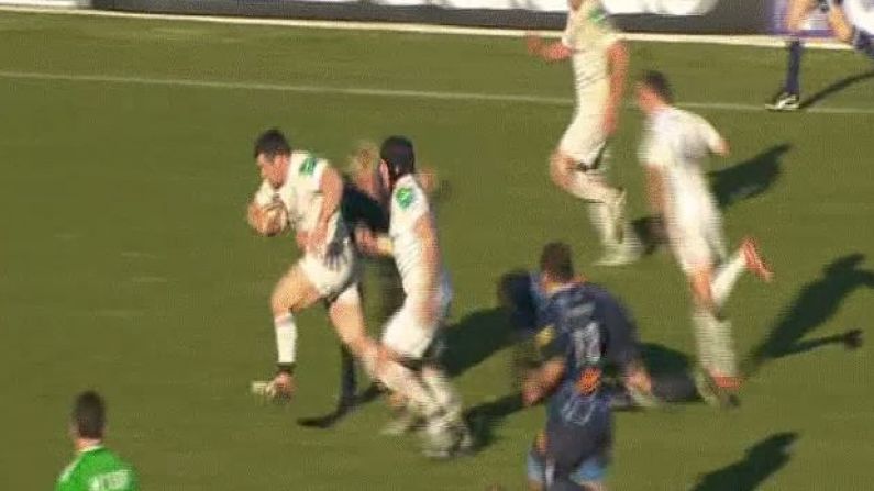 GIF: Brilliant Cian Healy Run Sets Up Leinster Try