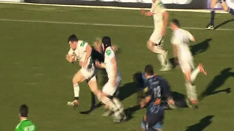 GIF: Brilliant Cian Healy Run Sets Up Leinster Try