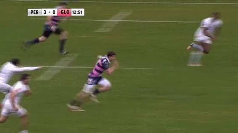 Brilliant Breakaway Try From Gloucester's Jonny May