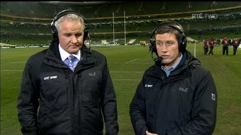 ROG Plonked Beside George Hook For Six Nations Opener