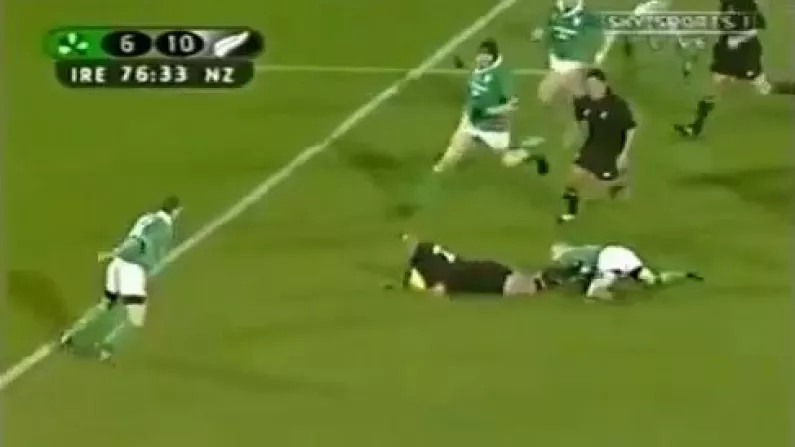 For No Reason, Here's A Video Of Peter Stringer Tackling Jonah Lomu