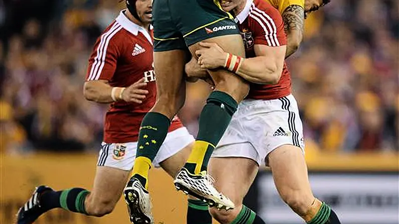 George North Cleans Up To Score First Try