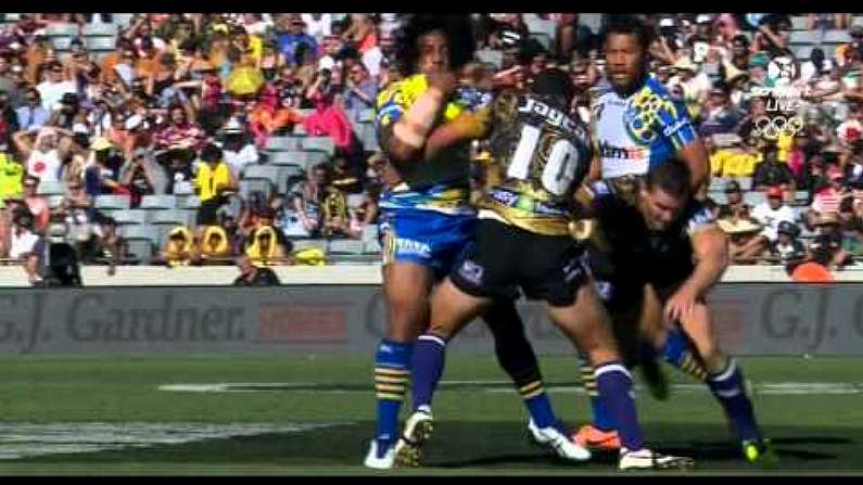 Video: Tongan Rugby League Player With An Insane Assist