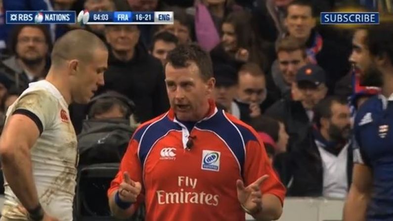 Nigel Owens Dealt With Yesterday&#039;s Huget/Brown Altercation In Typical Nigel Owens Fashion