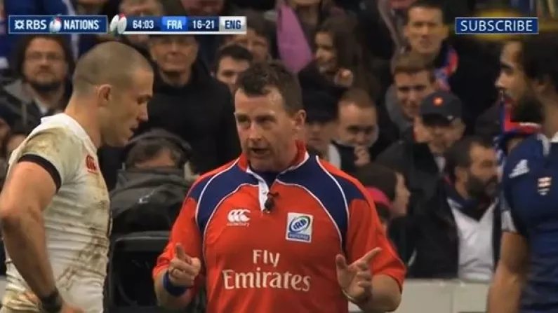 Nigel Owens Dealt With Yesterday&#039;s Huget/Brown Altercation In Typical Nigel Owens Fashion