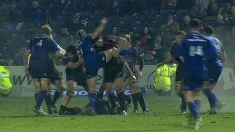 GIF: Dragons Player Sent Of For Dangerous Tackle On Isaac Boss