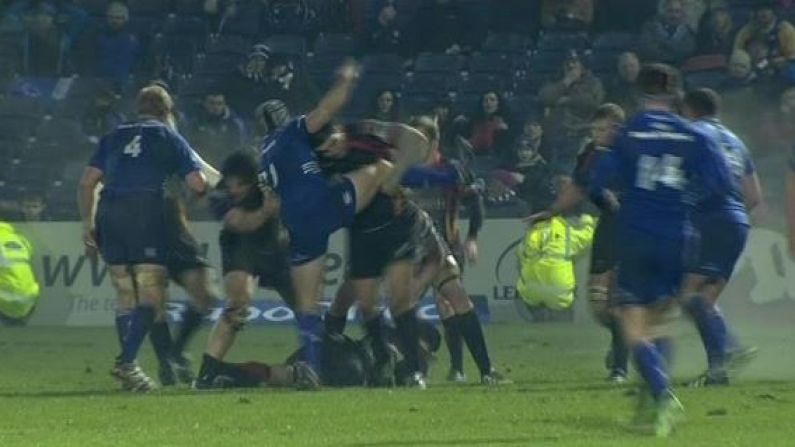 GIF: Dragons Player Sent Of For Dangerous Tackle On Isaac Boss