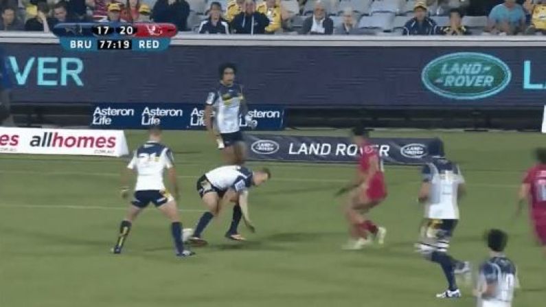 One The Worst Pieces Of Rugby Fullback Play You'll Ever See