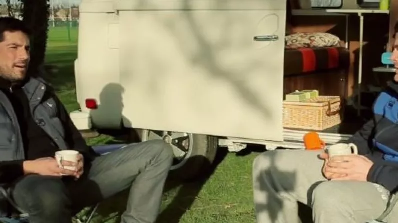 Brian O&#039;Driscoll And Craig Doyle Went Caravanning For A BT Sport Interview