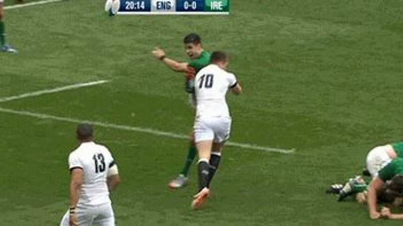 GIF: Owen Farrell's Late Tackle On Conor Murray