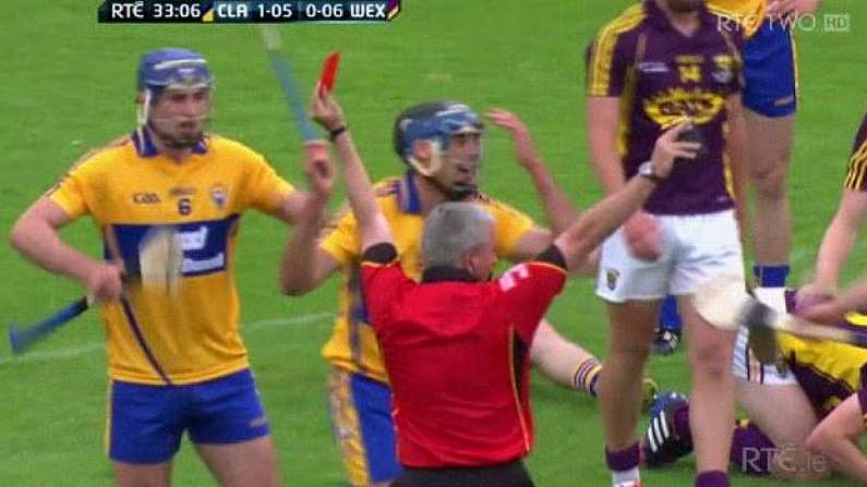 GIFs: The Second Idiotic Clare Sending Off In 7 Days