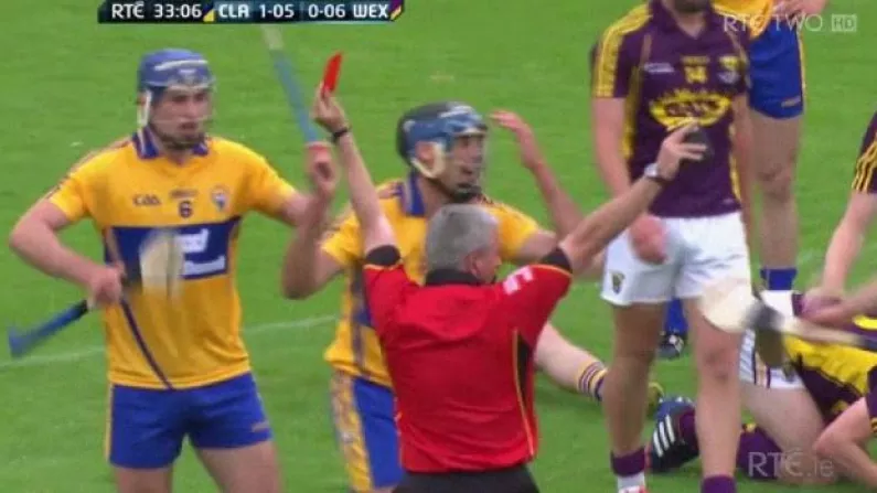 GIFs: The Second Idiotic Clare Sending Off In 7 Days