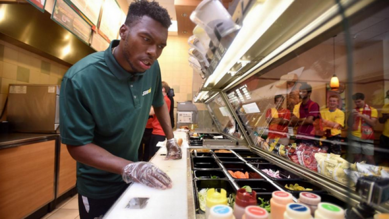 Sturridge And Henderson Working In Subway, GAA Player Gets In On The Action