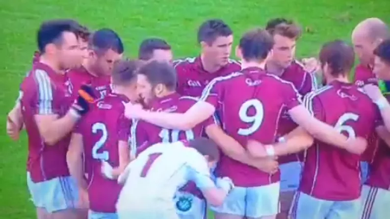 GIF: Galway Responsible For Most Mortifying Huddle Moment Ever