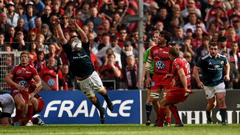 GIF: Outstanding Flying Block By Munster's James Coughlan Against Toulon