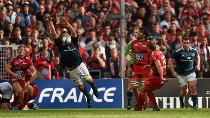 GIF: Outstanding Flying Block By Munster's James Coughlan Against Toulon