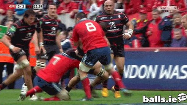 GIF: Munster's James Coughlan With An NFL Style Rip