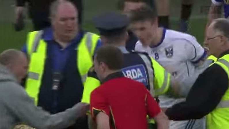 Video: Ref Confronted By Angry Cavan Players, Escorted From Pitch By Stewards And Gardai