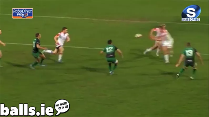 GIF: Stop What You're Doing And Drool At This Tommy Bowe Pass