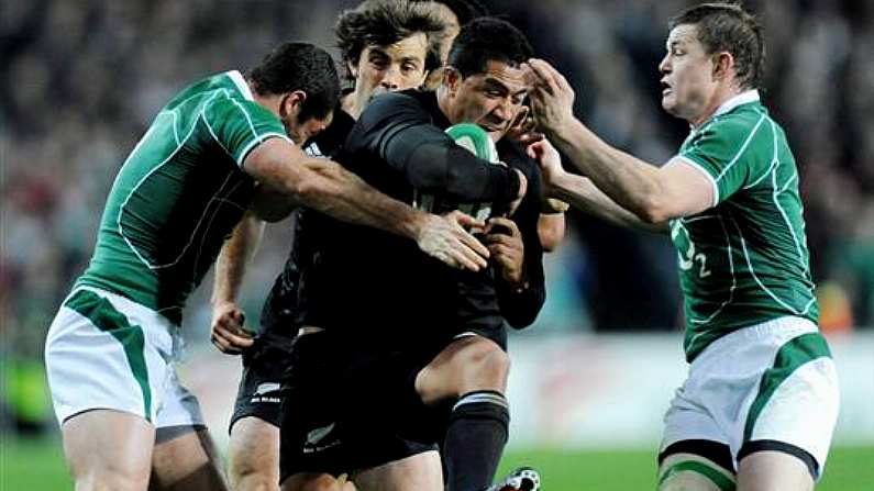 Connacht Sign 100-Cap All Black Mils Muliaina